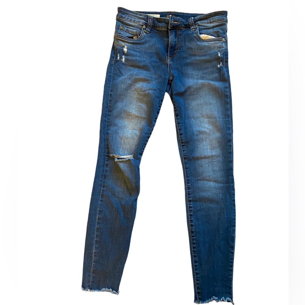 Kut From The Kloth Distressed Ankle Skinny Jeans